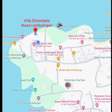 Nusa Lembongan Villa Shambala エクステリア 写真